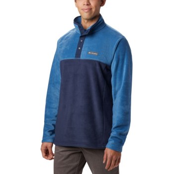 Columbia Muške Puloveri - Steens Mountain Half Snap Fleece Tamnoplave Plave | WIUQ-31594